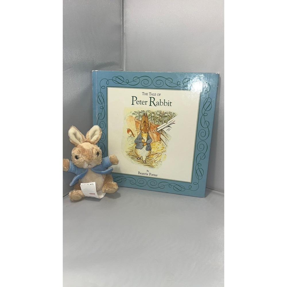 Vintage 1993 Beatrix Potter The Tale of Peter Rabbit Book and Plush Set Landoll